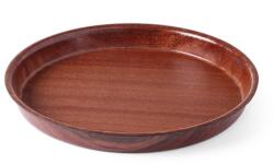 Hendi Tava Hendi pentru servire, imitatie lemn rotunda, cu margine inalta 360 mm, DNH507766 (DNH507766)