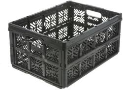 keeeper Összecsukható rekesz 32L 48x35x23cm Fekete (94137)