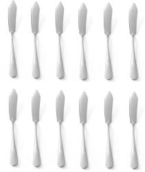 HENDI Set 12 cutite unt (L)158 mm, inox, finisaj oglinda, Hendi Profi Line, DNH764510 (DNH764510) Tacam