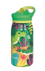 QUOKKA termosz szívószállal, Pop Kids 445 ml Dinosaurus Jungle