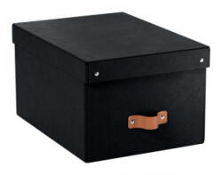 Leitz Tárolódoboz, M méret, 'Puro', fekete (E61490095) (E61490095)