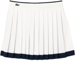 Lacoste Ultra-Dry Stretch Tennis Skirt Flour/Navy Blue Női szoknya L