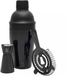 Leopold Vienna Acolon Koktélkészlet, matt fekete, 500 ml, 3 részes, magasság: 255 mm, ø: 89 mm (LV233026)