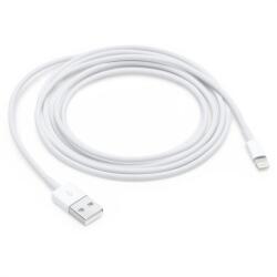 Berger Adat- és töltőkábel Mercaton® USB - Világítás, 2A, 1m, Gyorstöltés, Apple eszközökkel kompatibilis, Fehér (A01-168)