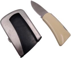 Depox Depox® csatos tollkés, Howdy Partner, rozsdamentes acél, 7 cm, ezüst (A60-1)