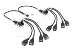 Delock 8 portos USB 2.0 Hub (61072) (61072)