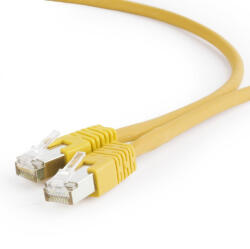 Gembird PATCH CORD S/FTP GEMBIRD Cat6a, LSZH, cupru, 2 m, galben, AWG27, dublu ecranat "PP6A-LSZHCU-Y-2M" (include TV 0.06 lei) (RY-PP6A-LSZHCU-Y-2M)