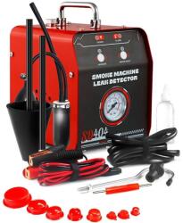 Techstar Techstar® SD404 levegő- és füstszivárgásérzékelő, nyomásmérővel, túlmelegedés elleni védelemmel és nyomásjelzővel, professzionális, fekete/piros