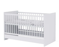 Todi Baby Shop Átalakítható Babaágy - 70x140 cm - Fehér