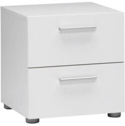 TEMPO KONDELA Éjjeliszekrény, Fehér, Pepe 70070