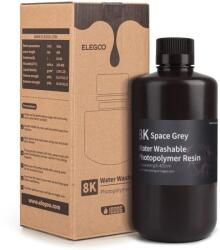 Elegoo 8K Water Washable Resin 1kg, космическо сиво (RWW1SG)