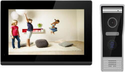 PNI VP8373 intelligens videó kaputelefon 1 monitorral, 7 hüvelykes 1080p érintőképernyő, WiFi, Tuya mobilalkalmazás, IP65, kártyanyílás, képernyő, LAN kommunikáció, kaputelefon hálózat