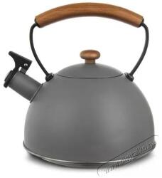  ORION Sípoló teáskanna, rozsdamentes acél, WOODEN 2, 9 l szürke