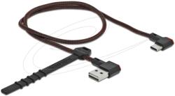 Delock Cablu de date Delock 85280, USB 2.0 male - USB-C female, 0.5 m, Black (85280)