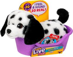 Moose Jucărie de pluș interactivă Moose Little Live Pets - Really Real Puppy, Pepper Dalmațianul (26651)