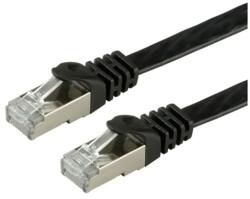 Valueline Cablu patch FTP CAT6 design plat 2m, negru (21.99.0972-40)