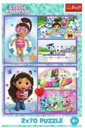 Gabby’s Dollhouse puzzle 2 x 70 db