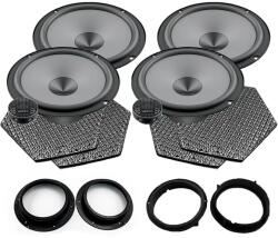 Hertz Uno autós hangszórócsomag, kifejezetten a 2016-os Volkswagen Tiguanhoz, RMS 75W