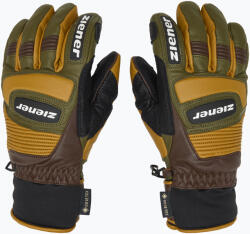 ZIENER Mănuși de schi pentru bărbați ZIENER Guard GTX + Gore Grip PR alpine dark/brown