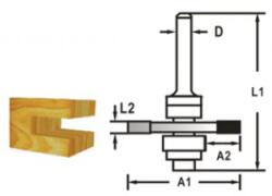 Makita Tárcsás maró szárral 8 mm, 47, 6x2x59 mm D-48941 (D-48941)