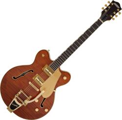 Gretsch Electromatic Flame Okoume Broadkaster DC Bigsby RW Roundup Orange Félakusztikus - jazz-gitár