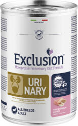 Exclusion Dog Monoprotein Vet Diet & Urinary Pork & Sorghum and Rice konzerv (24 x 400 g) 9.6kg