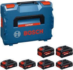 Bosch 1600A0373G Expert EXBA Akkumulátor készlet 4x18V/4, 0Ah, 2x18V/8, 0Ah, L-Boxx (1600A0373G)