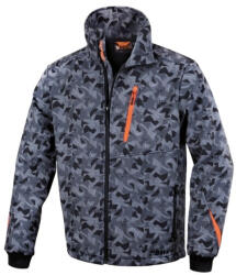 Beta Munkavédelmi Kabát 076580105 BETA 7658CM/XXL softshell, fekete-szürke terepmintás (076580105)