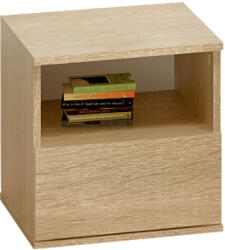 TEMPO KONDELA Éjjeliszekrény, Sonoma Tölgy, Doli