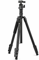 Fotopro A5i+MH2A Trepied video 2 in 1 ultrausor 2.09m Negru+Gri (31896)