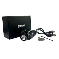 SPERAS Pisztolylámpa WL20, fekete