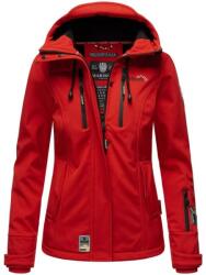 Marikoo KLEINE ZICKE női átmeneti kabát kapucnival, piros színű