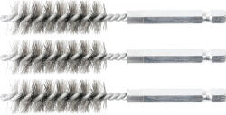 BGS technic Acélkefe készlet | 15 mm | 1/4" | 3 darabos | a BGS 3078 kefekészlethez (BGS 3078-15-S) (3078-15-S)