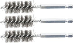 BGS technic Acélkefe készlet | 17 mm | 1/4" | 3 darabos | a BGS 3078 kefekészlethez (BGS 3078-17-S) (3078-17-S)