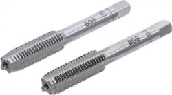 BGS technic 2 részes menetfúró szár készlet, M10x1.5, előfúró és fő menetfúró (BGS 1900-M10X1.5-B) (1900-M10X1-5-B)