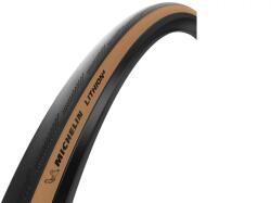 Michelin Lithion 4 Classic Kevlar Performance Line 622-28 (700x28C) országúti külső gumi, kevlárperemes, Magi-X, 240TPI, 255g, krémszínű oldalfal