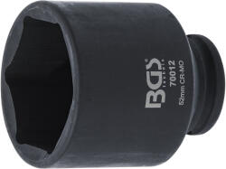 BGS technic Levegős dugókulcs hatszögletű | 12, 5 mm (1/2") | 52 mm (BGS 70012) (70012)
