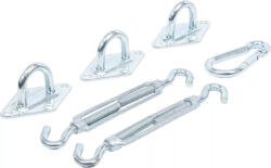 BGS DIY Napvitorla szerelőkészlet | 6 darabos (88306) (88306)