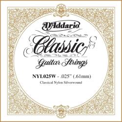 D'Addario NYL025W Coardă individuală pentru chitară (NYL025W)