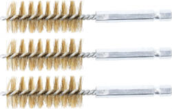 BGS technic Sárgarézkefe készlet | 19 mm | 1/4" | 3 darabos | a BGS 3078 kefekészlethez (BGS 3078-19-M) (3078-19-M)