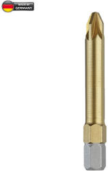 Bormann pz kereszt csavarbehajtó bitfej 50mm hosszú ón 1/4' c6, 3 10 db (BHT3526) (BHT3526)