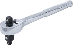 BGS technic Racsnis kulcs | Tömör acél | finomfogazású | 3-az-1-ben | 6, 3 mm (1/4") / 10 mm (3/8") / 12, 5 mm (1/2") (71015) (71015)