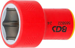 BGS technic VDE dugókulcs hatszögletű | 10 mm (3/8") | 22 mm (35881) (35881)