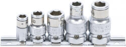 BGS technic Bitadapter-készlet rögzítő golyóval | 6, 3 mm (1/4") / 10 mm (3/8") / 12, 5 mm (1/2") meghajtás | 5 db. (BGS 70103) (70103)