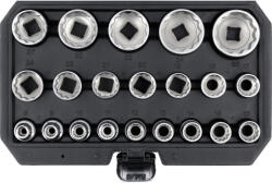 TOYA 12 Szögű dugókulcs készlet, 1/2", 8-36 mm ig, 21 db-os (YT-12630) (YT-12630)