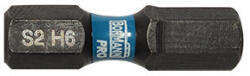Bormann hexagon impact bit s2 x-pro h6x25mm 2db (BHT3678-2) (BHT3678-2)