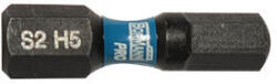 Bormann hexagon impact bit s2 x-pro h5x25mm 2db (BHT3676-2) (BHT3676-2)