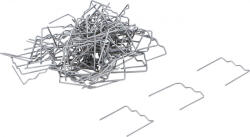 BGS technic Javítókapocs készlet műanyag hegesztéshez, lapos, 0, 6 mm, 100 darabos (73350) (73350)