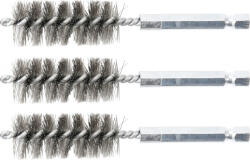 BGS technic Acélkefe készlet | 18 mm | 1/4" | 3 darabos | a BGS 3078 kefekészlethez (BGS 3078-18-S) (3078-18-S)