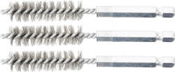 BGS technic Acélkefe készlet | 12 mm | 1/4" | 3 darabos | a BGS 3078 kefekészlethez (BGS 3078-12-S) (3078-12-S)